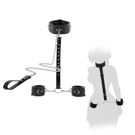 High quality backhand restraint with month gad and handcuff QSX-BR-13-B