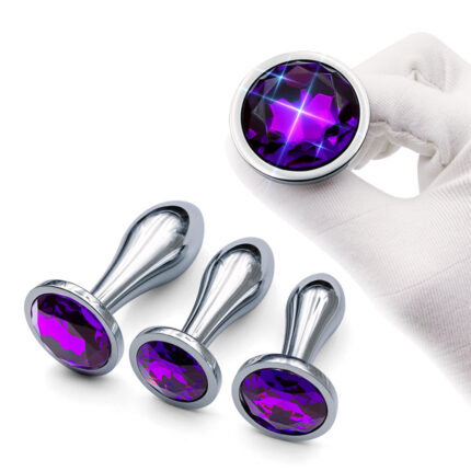 Beautiful metal anal plug QSX-GS-10