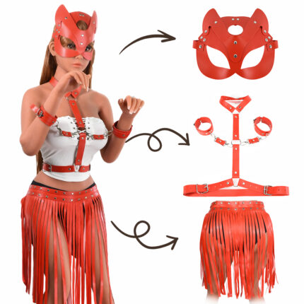 Fetish Dominant Cage Bra Set