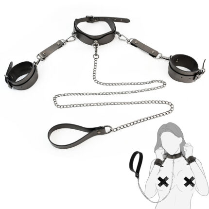 Collar restraint Handcuff lead rope